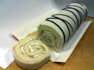 Marcipan roulade med abrikos