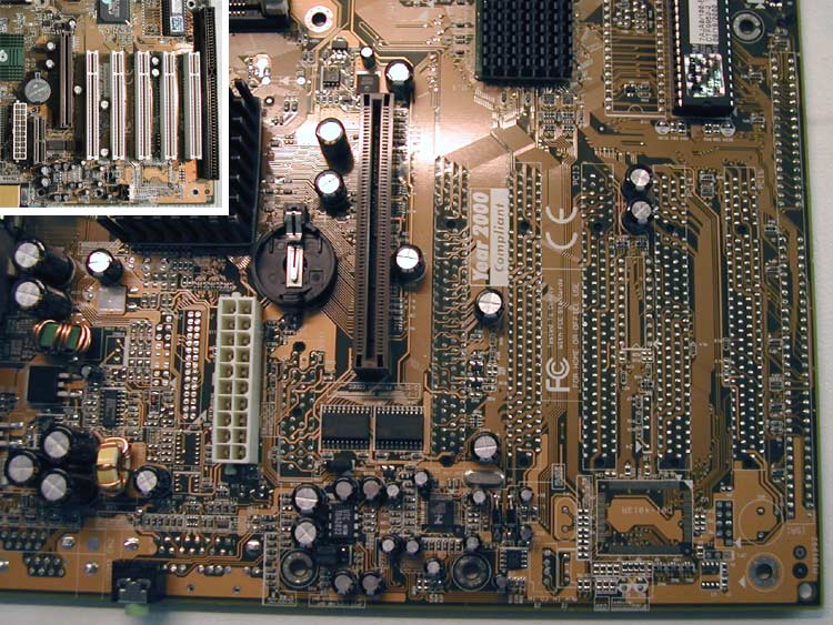 Removing PCI and ISA sockets