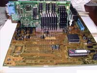 Motherboard with lacquer