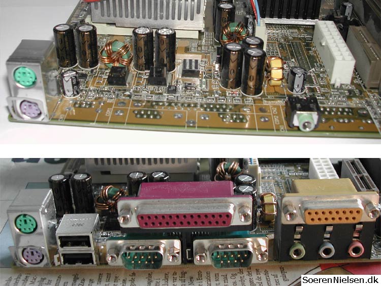 I/O ports before and after trimming